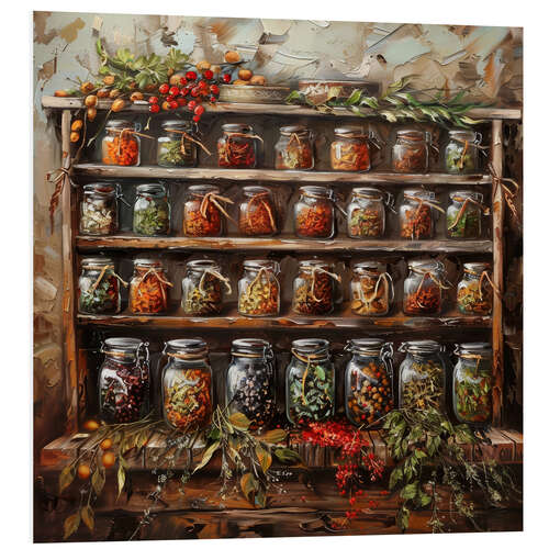 Foam board print Farm Fresh Delights: Rustic Jar Treasures