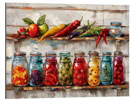 Magnettafel Gläser voller Sommerfrische