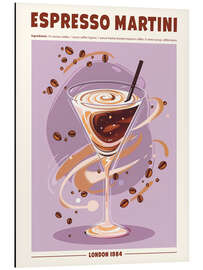 Magnettafel Espresso Martini, London 1984