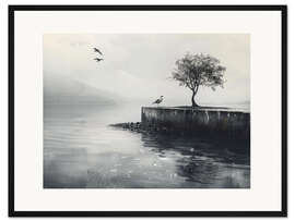 Gerahmter Kunstdruck Waiting for the sun