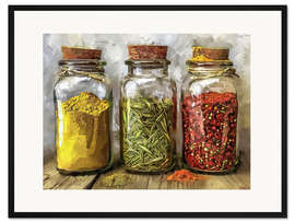 Gerahmter Kunstdruck Omas Schatz