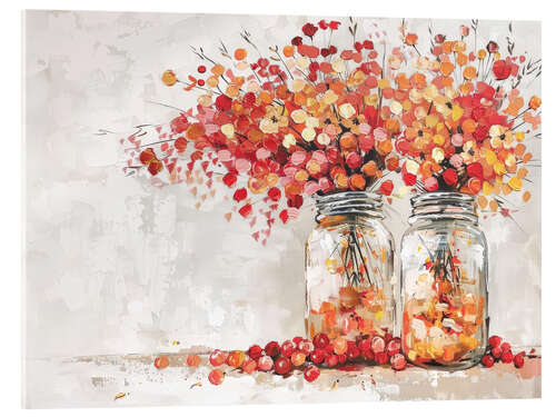 Acrylglasbild Red romance