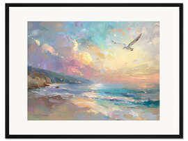 Gerahmter Kunstdruck Nach dem Sturm