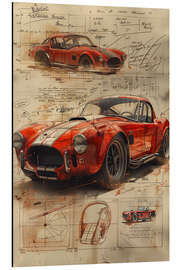 Magnettafel Entwurf Oltimer-Klassiker