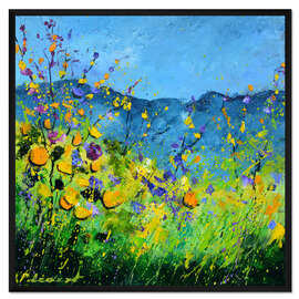 Gerahmter Kunstdruck Summer flowers