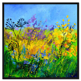 Gerahmter Kunstdruck Flowerfields forever