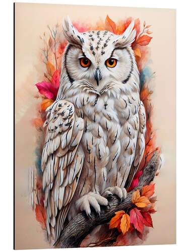 Aluminium print Owl on the prowl