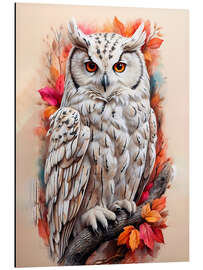 Tableau en aluminium Owl on the prowl