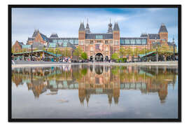 Gerahmter Kunstdruck Rijksmuseum in Amsterdam, Niederlande