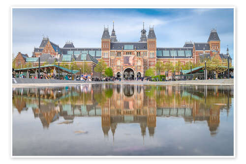 Plakat Rijksmuseum in Amsterdam, the Netherlands