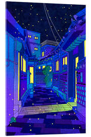 Cuadro de metacrilato A Night in Seoul Seochon