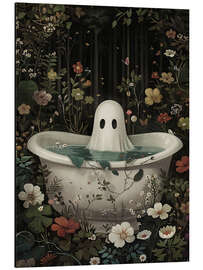 Magnettafel Gespenst nimmt ein Bad