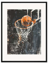 Gerahmter Kunstdruck Basketball Dreaming