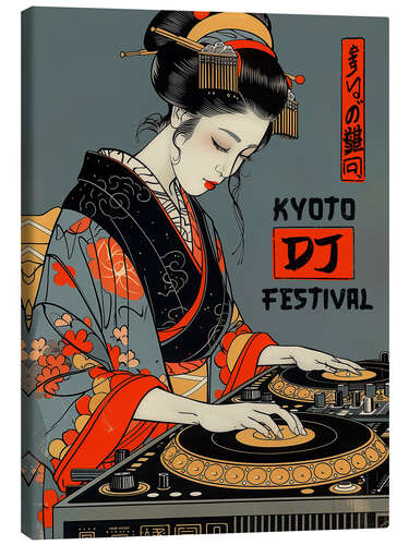 Canvas print Kyoto DJ Festival