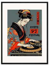 Gerahmter Kunstdruck Kyoto DJ Festival