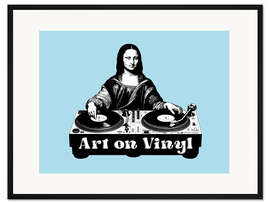 Gerahmter Kunstdruck Art on Vinyl