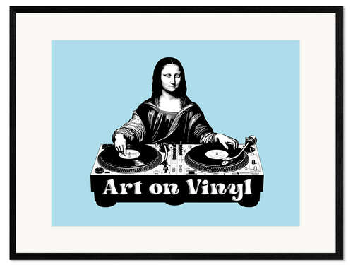 Gerahmter Kunstdruck Art on Vinyl