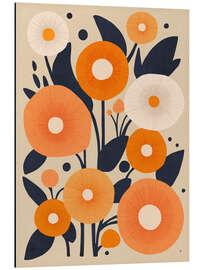 Magnettafel Blumenkreise