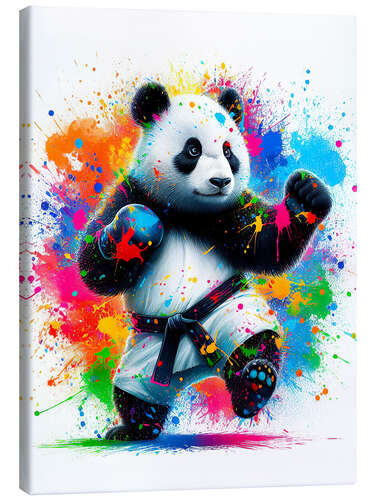 Canvas print Karate Panda