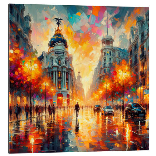 Gallery print Sunset in Madrid