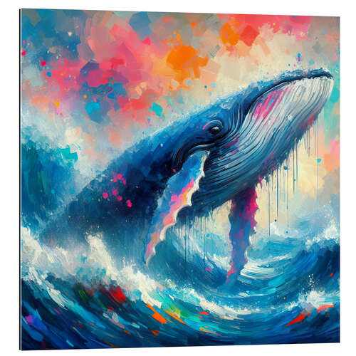 Gallery print The giant blue whale