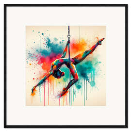 Impression artistique encadrée Fantastic acrobat