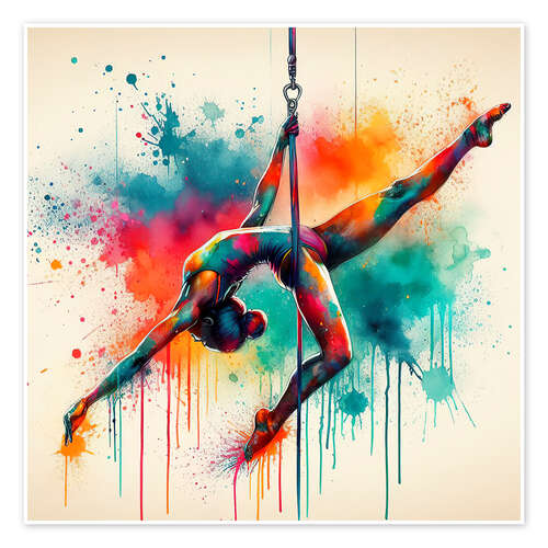 Poster Fantastic acrobat