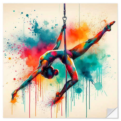 Vinilo para la pared Fantastic acrobat