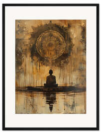 Gerahmter Kunstdruck Innerer Frieden