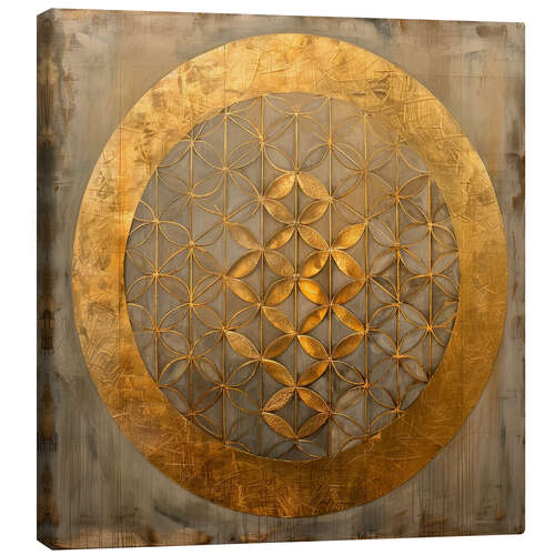 Canvas print Symbol of Creation: Flower of Life