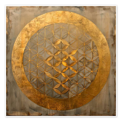 Poster Symbol of Creation: Flower of Life