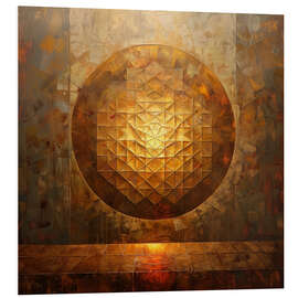 Foam board print Sacred Geometry