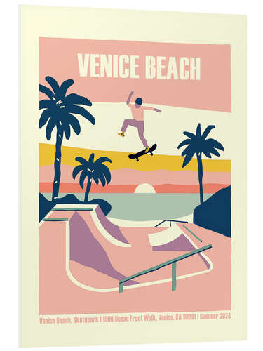 Foam board print Venice Beach Skate Park, California 2024