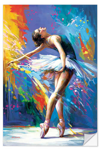 Wall sticker Ballerina's Enchanting Ecstasy