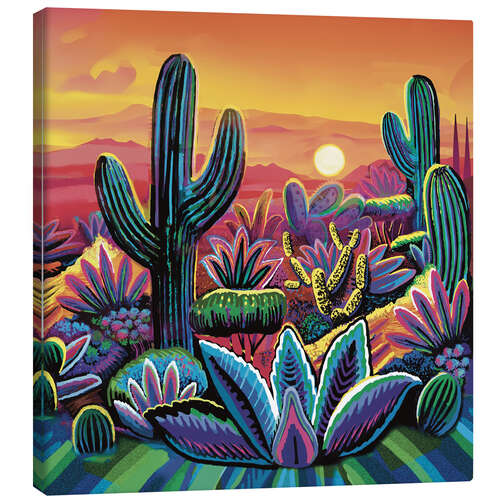 Canvas print Mitla Sunset