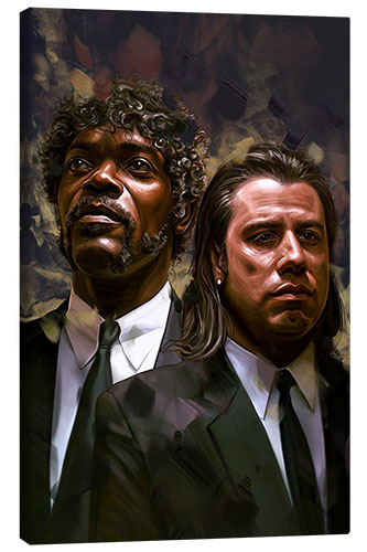 Lerretsbilde Pulp Fiction Vincent Vega and Jules Winnfield Poster