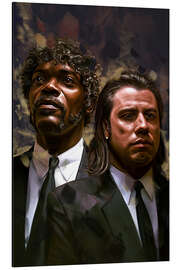 Magnettafel Pulp Fiction - Vincent Vega und Jules Winnfield - Poster