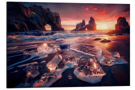 Aluminium print Mystical Beach