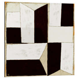 Magnettafel Signalflaggen II - Abstrakte Komposition in neutralen Tönen