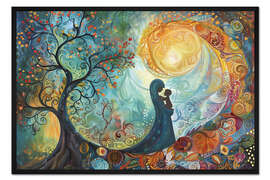 Gerahmter Kunstdruck Wunderliche Nocturne in der Wiege der Natur