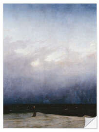 Wall sticker The Monk by the Sea - Caspar David Friedrich