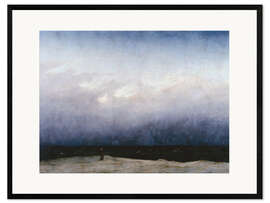 Framed art print The Monk by the Sea