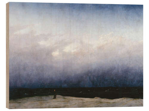 Wood print The Monk by the Sea