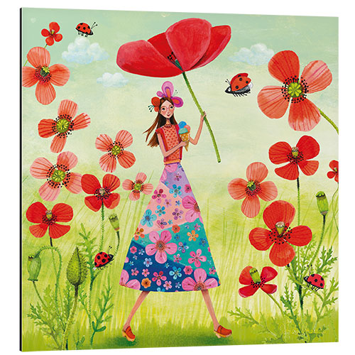 Cuadro de aluminio Summertime poppies