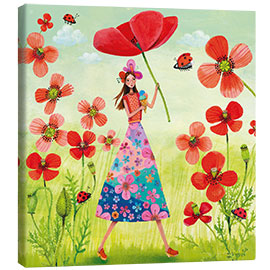 Stampa su tela Summertime poppies