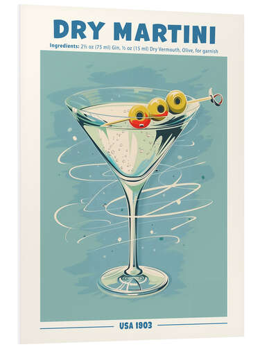 PVC-tavla Dry Martini, USA 1903