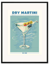 Gerahmter Kunstdruck Dry Martini, USA 1903