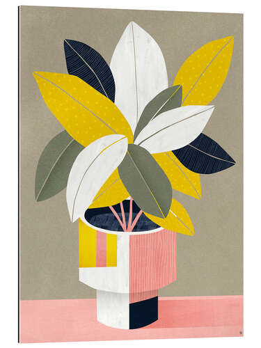 Gallery print Plant in Pink Pot