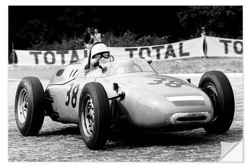 Naklejka na ścianę Carel Godin de Beaufort, Porsche 718, F1 1962