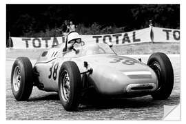 Selvklebende plakat Carel Godin de Beaufort, Porsche 718, F1 1962